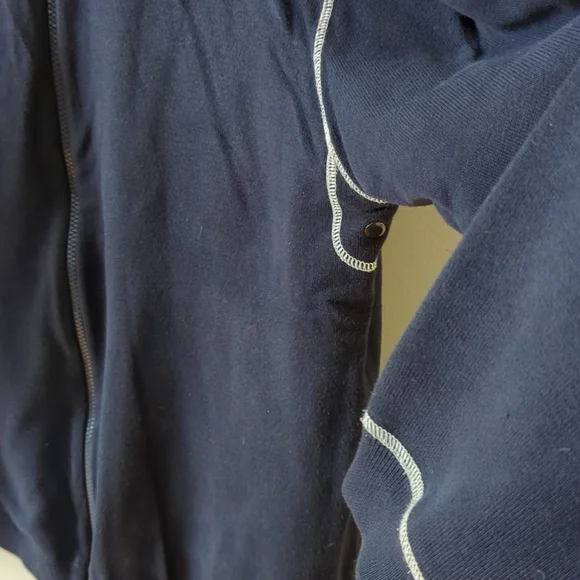 Banana Republic navy blue zipup jacket size XL - Picture 3 of 13